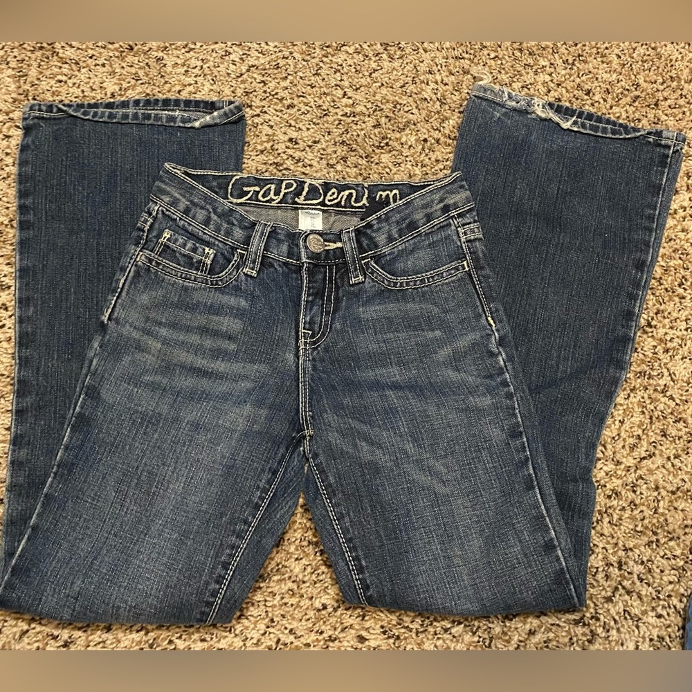 Girls Gap Boot Cut Jeans Size 10 Slim